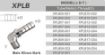 Slika XPLB-G 06-02-1/4 - Kolenasti, riblja kost, spoljni navoj