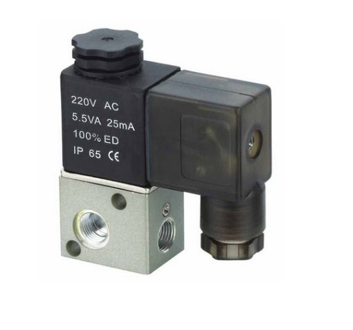 Slika 3V1-08 - Elektromagnetni razvodnik sa 1 magnetom 24V, 3/2