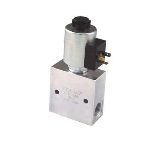 Slika 3/4 UNF - Zic ventil, otvoren, 12V DC, 3/8" BSP