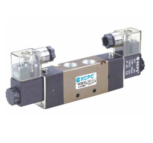 Slika 4V320-10 - Elektromagnetni razvodnik sa 2 magneta 24V, 5/2