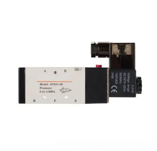 Slika 4V310-08 - Elektromagnetni razvodnik sa 1 magnetom 24V, 5/2