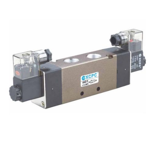 Slika 4V420-15 - Elektromagnetni razvodnik sa 2 magneta 24V, 5/2