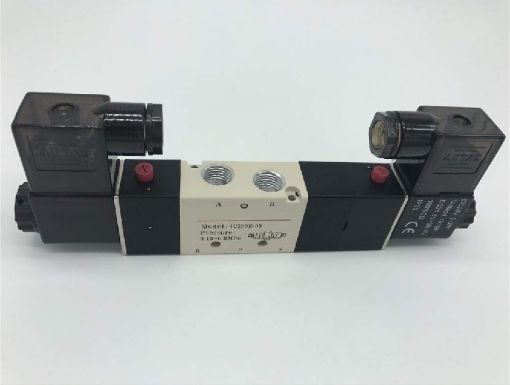 Slika 4V230E-08 - Otvoren elektromagnetni razvodnik sa 2 magneta 24V, 5/3
