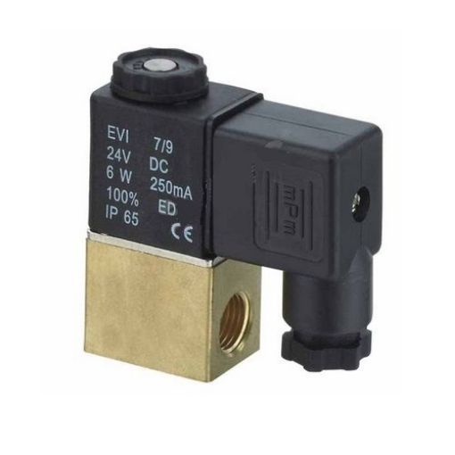 Slika 2V025-08 - Elektromagnetni razvodnik sa 1 magnetom 24V, 2/2