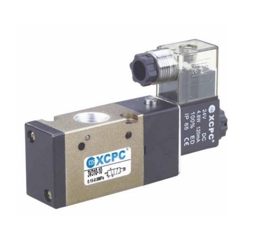 Slika 3V310-10 - Elektromagnetni razvodnik sa 1 magnetom 24V, 3/2