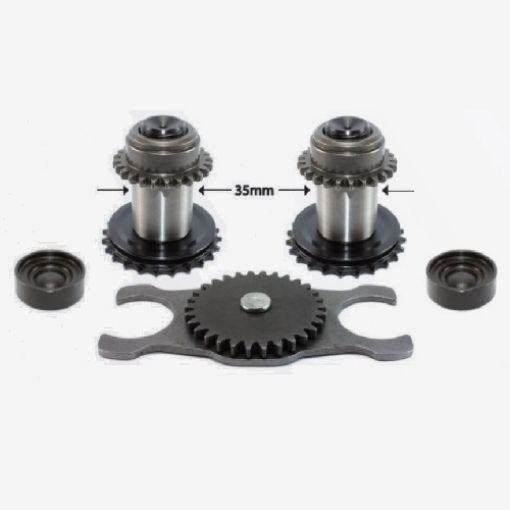 Slika CT 3668 - Set ozubljenih štelujućih mehanizama levi 35mm MERITOR ELSA1