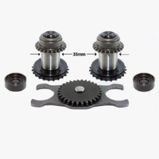 Slika CT 3667 - Set ozubljenih štelujućih mehanizama desni 35mm MERITOR ELSA1