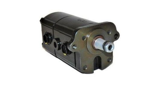 Slika MF 3774612M91 - Dupla zupčasta pumpa 11,3+8,2cc, leva