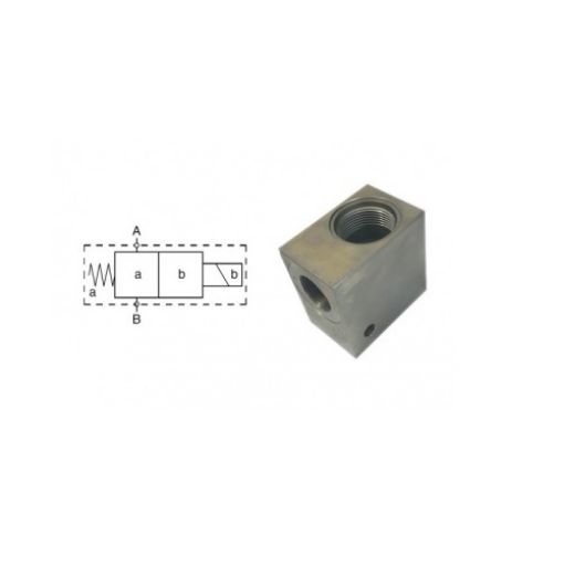 Slika 3/4 UNF - Telo zic ventila, 3/8" BSP