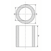 Slika 95x80x100 - metalna čaura (biksna)