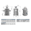 Slika UCMB-135-5-1000-261 - Teleskopski cilindar 5/1000mm/27,2t