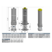 Slika FEC-160-4-4480-000 - Teleskopski cilindar 4/4480mm/38,9t